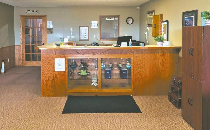 The front lobby offers a more welcoming atmosphere. Submitted photo
