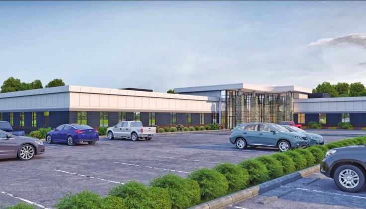 Pictured above: Grand Forks Clinic Rendering, TL Stroh, Architect. Photo submitted