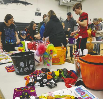 Kids had many prizes from which to choose, thanks to generous donations.