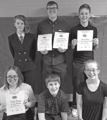 Pictured above Back (L to R) Stephanie Kissee, Ian Peterson, Quinn Passa Front (L to R) Jordie Praska, Loki Sylskar, Siobhan Kissee.