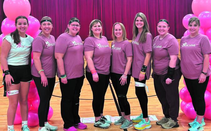 2023 BIO Girls Mentors from left to right: Hailey Berg (Junior Mentor), Barb Sapa, Jamie Rarick, Jami Melland, Lori Grundstrom, Christie Canfield, Allison Martinson, Denise Knatterud (not pictured Dani Pokrzywinski and Kelli Vivatson)