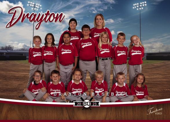 Bottom (L-R) Easton Bratlie, Henry Helm, Amerlia Stellon, Hudson McFarland, Elliot Thompson, Berklee Melland. Top (L-R) Suttyn Halvorson, Marley Schumacher, Remington Lizakowski, Finn Pollestad, Savannah McFarland, Caleb Rarick, Brooke Corrick. Coaches Kayla Thompson, Jen Corrick. Photo by Tweten’s Photography.