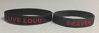 LIVE LOUD BEAV Bracelets can be purchased from Sarah Hiller at Drayton Public School to benefit the Aasand Family Scholarship and 2023 Prom Committee. Photo by Jessica Aasand.