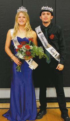 Queen Alyssa Hoyles and King Trypp Castillo. Photo by Christine Jensen