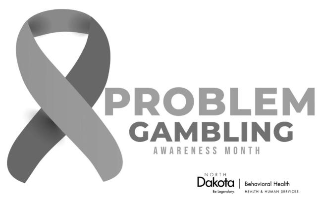 March is Problem Gambling Awareness Month