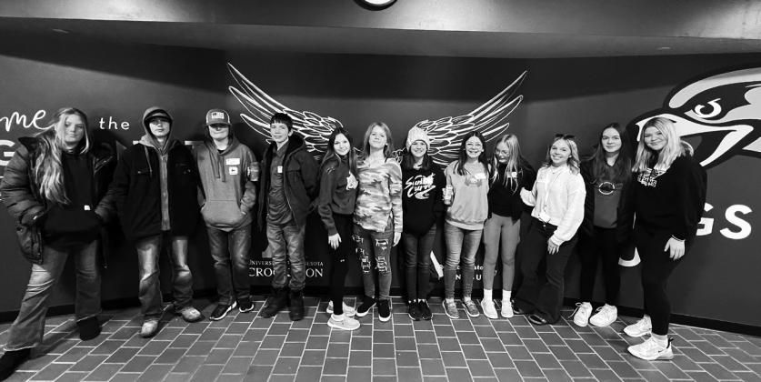 Drayton’s FFA chapter at University of Minn. Crookston. Photo submitted by Adam Riddle.