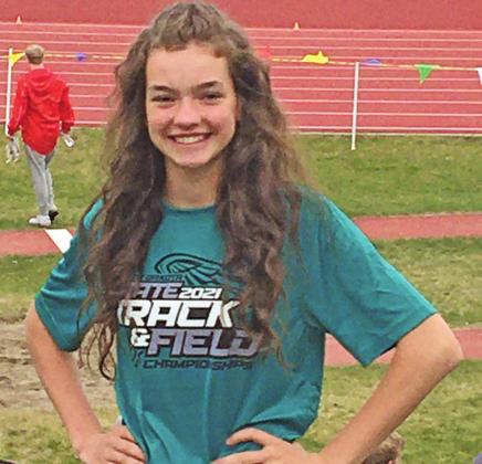 Fedje competes at State Track Meet