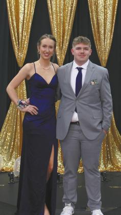 Abby Ryun escorted by Kyler Lizakowski