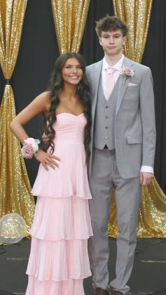 Mikala McCoy escorted by Luke Novak