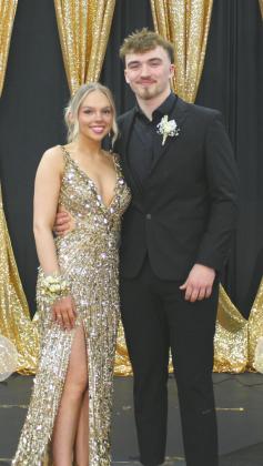 Hope Patterson escorted by Kade Schafer