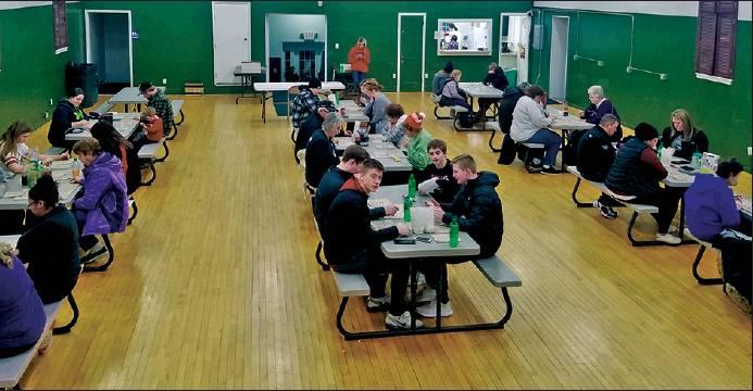 Fun for all ages at family bingo on Sunday evenings at the H. G. Johnson Hall. Photo submitted by Barbie Steenerson