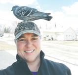 Delilah hanging out with Tammy Larson. Photo courtesy of Tammy Larson.