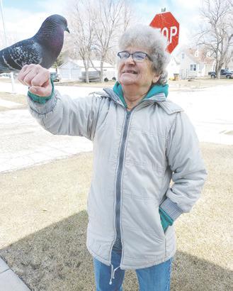 Delilah spending time with Virginia Pokrzywinski. Photo by Tammy Larson.
