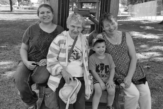 Four generations together in Iowa