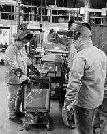 Students experience a welding shop at one of CRACTC’s recent hands-on days. Photo courtesy of CRACTC.