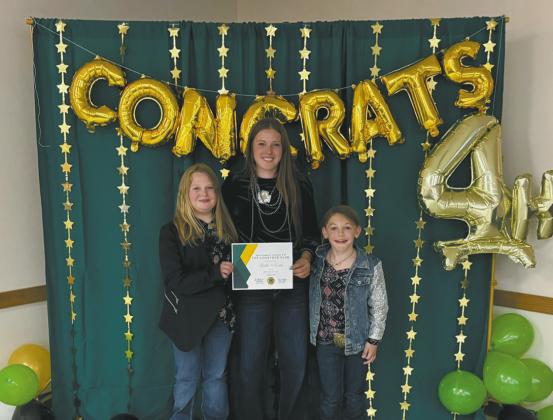 Livestock Top Club Little North. Bailey Samuelson, Gracee Thorlakson, Peyton Samuelson. Submitted photo