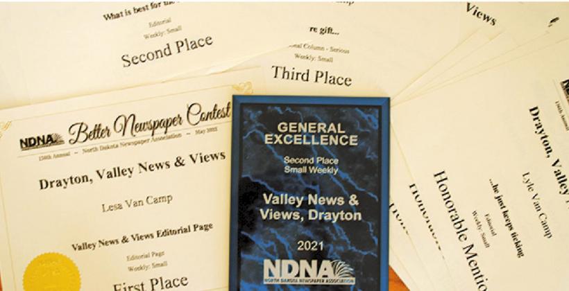 Valley News &amp; Views brings home awards