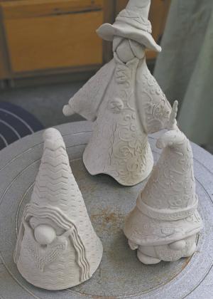 Linster’s talent for pottery goes beyond bowls and vases. Photo by Christine Jensen.