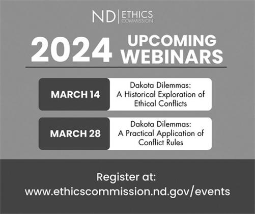 Ethics Commission to host educational webinars