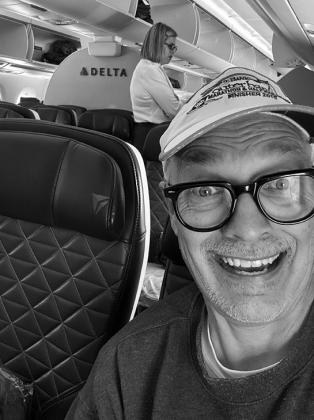 A happy Bob with the row all to himself.