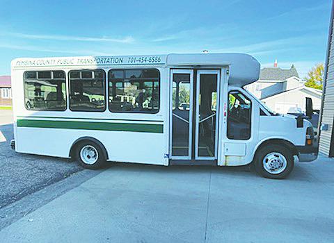 Pembina County Public Transportation. Photo courtesy of Sally Kliniske.