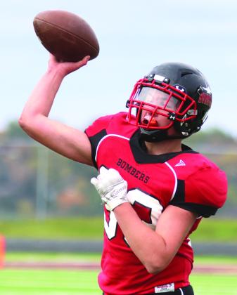 Hunter Johnson filled in as quarterback late in the game.