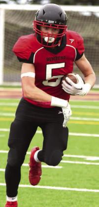 Grant Vold picks up some yards early in the game. ALL Photos by Lyle Van Camp.