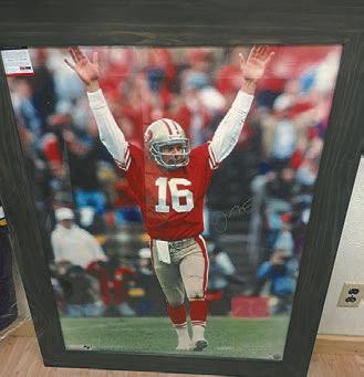 The collection includes signed memorabilia. Photo by Christine Jensen.