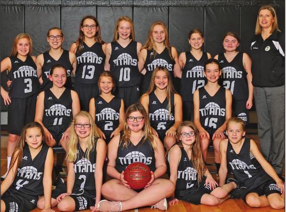 Titans 7th Grade girls take first place