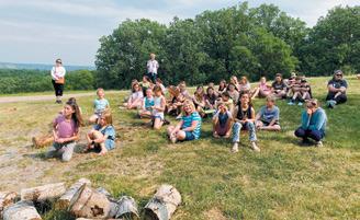 Children and parents alike joined in for a picnic in celebration of the event. Photo by Jessica Tull.