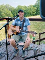 Jordan Thornburg, who played live music for the group. Photo by Jessica Tull.