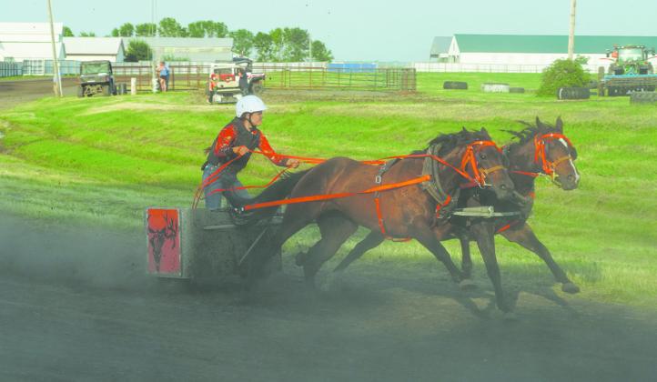 A boot and a hat lost in this cowboy’s ride. Photo by Larry Stokke Ilsa Emerson was crowned little miss Pembina County. Photo courtesy of her mother, Tara Emerson.