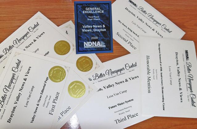 Valley News &amp; Views earns Third Place General Excellence award