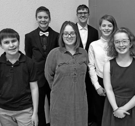 Pictured above (L to R): Loki Sylskar, Quinn Passa, Jordie Praska, Ian Peterson, Stephanie Kissee, and Siobhan Kissee. Photo provided by Jamie Rarick