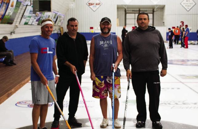 3rd Event winner - Shad Thurlow rink, Fargo (L-R): Lance Getz, Joe Vesel, Shad Thurlow, Travis Borowicz . Photo by Krystal Wilson.
