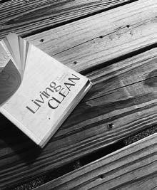 A manual for recovery sits abandoned on a picnic table outside Midwest Mental Health Clinic in Fargo, Oct. 19. Name obscured to protect the identity of the owner. Photo by Michael Standaert, North Dakota News Cooperative