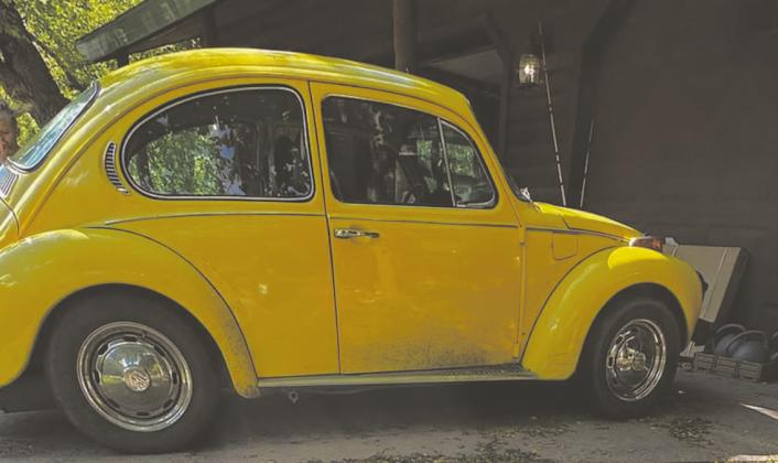 The 1974 Super Beetle that started it all. Photo by Christine Jensen.