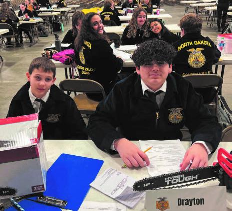 Six FFA members from Drayton attended the FFA State Conference in Minot last week. Submitted photo