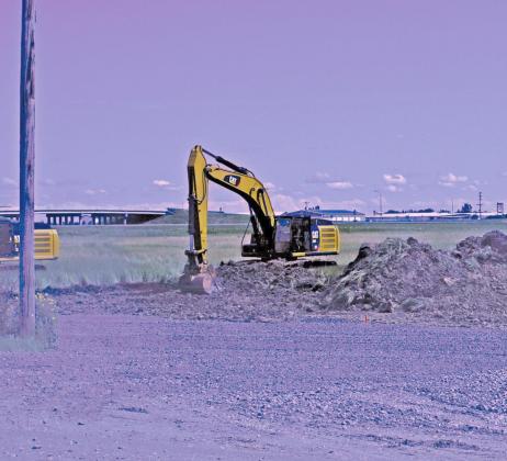 Love’s Travel Stop broke ground last year. VNV Photo submitted by Lesa Van Camp