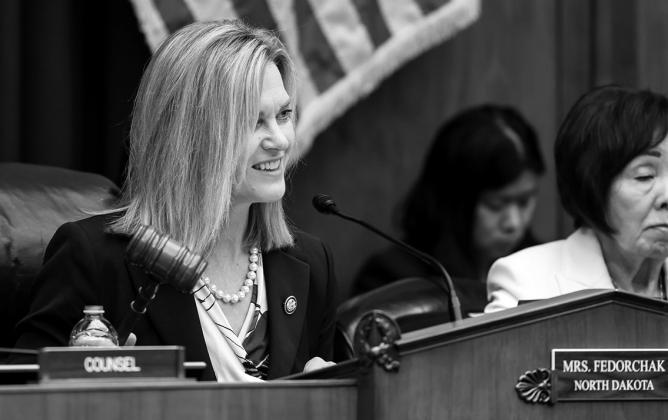 U.S. Representative Julie Fedorchak gavels out a recent Energy and Commerce Committee hearing at the House of Representatives in Washington, D.C. Photo provided.