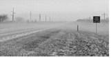 Topsoil blowing a mile east of Langdon along Hwy 5 on March 25, 2024. NDSU photo