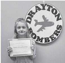 Elementary-Sadie Wimpfheimer, 4th Grade: Sadie may appear quiet or shy, but is a great friend to everyone in her class. She has a way of making others feel special and never has a negative word to say about anyone. It is a joy to see Sadie in class, on the playground, or in the halls. Sadie is a wonderful example of a great friend.