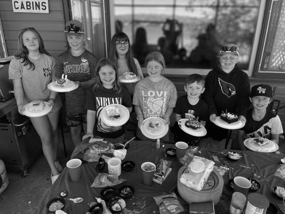 The fun cake war between cousins and friends was messy but very worth it!
