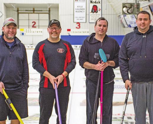 Third Event winners Chad Pederson rink, Fargo, ND (L-R): Shad Thurlow, Joe Vesel, Travis Borowicz, Chad Pederson.