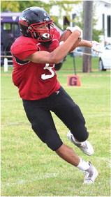 Mason Pollestad breaks open for a long touchdown run.