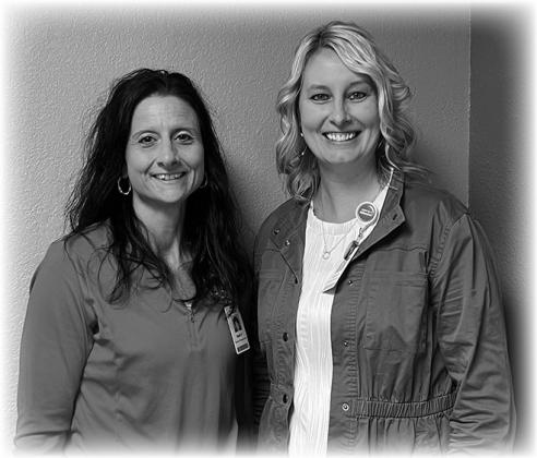 Heidi Pagnac, PT assistant, Kaylee Breidenbach, PT