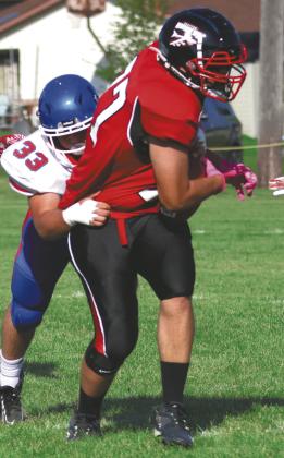 Daniel DeSouza tries to shake a defender in action Saturday. Photo by Lyle Van Camp