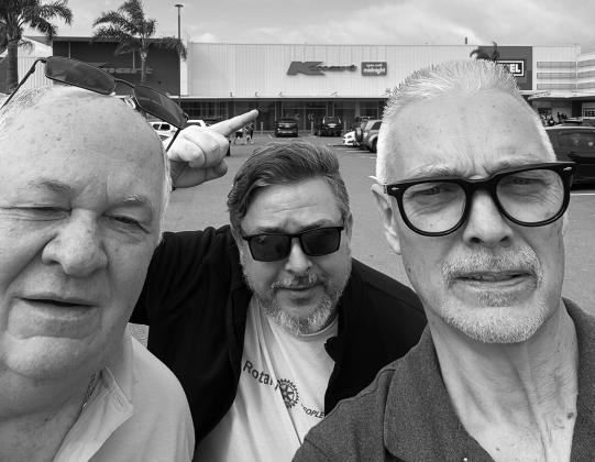 Larry, Joey and Bob at K-Mart searching for a blue light special