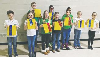 Front Row l to r: Collin Longtin, Mallory Latozke, Pyper Shane, Adlee Hay, Arora Vernon, Stella Norrell, Amelia Ratliff Back Row l to r: Chaz Halverson, Audrey Emerson, Naomi Stegman