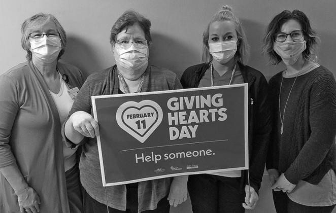 Pictured are some members of the GHD Action Team that helped make this day successful: Kris Nordstrom, Kathy Brooks, Kristen Anderson, and Whitney Austfjord. Not pictured are Toni Brown and Cheryl Neumann. Photo submitted